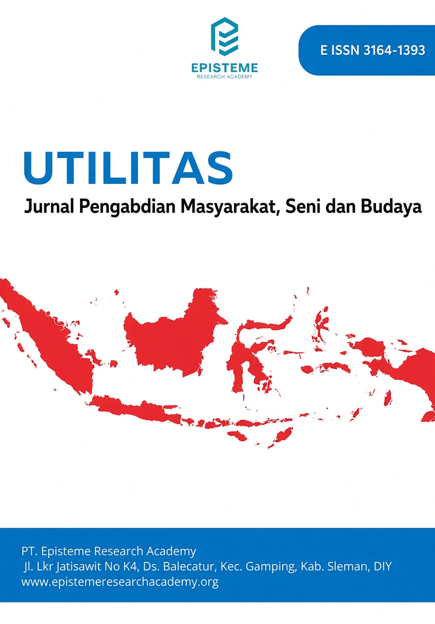 Utilitas: Jurnal Pengabdian Masyarakat, Seni, dan Budaya